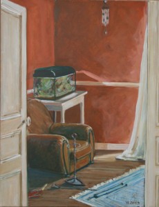 oil on canvas "l'aquarium"