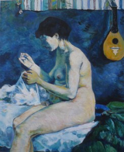 oil on canvas "une copie de Gauguin"