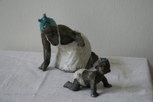 sculpture raku
