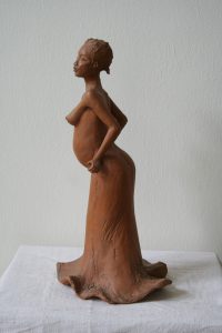 sculpture terre cuite
