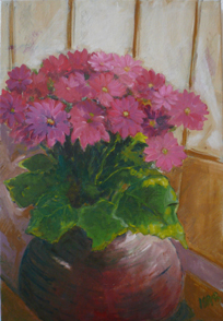 oil on canvas "petit déjeuner à Tongli"