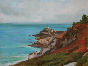 oil on canvas "le fort la latte"