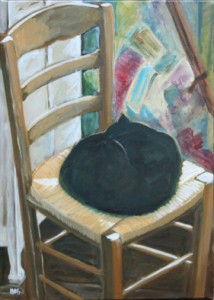 oil on canvas "Leïla"