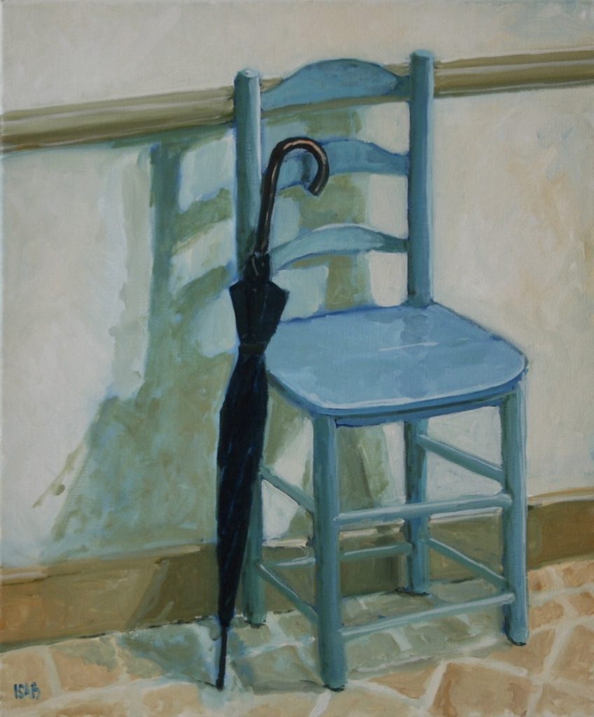 la chaise bleue