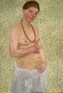 autoportrait d'une femme nue