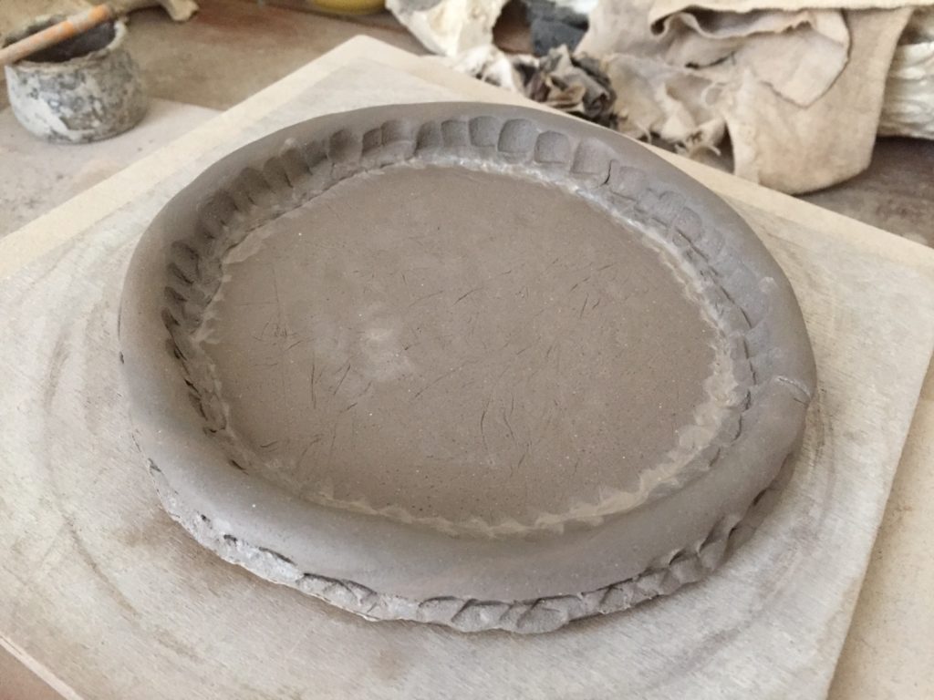 fabrication d'un pot en colombin