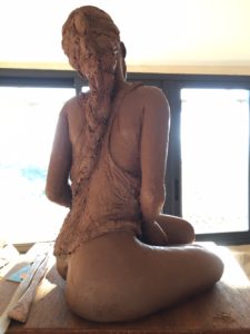 premier modelage, première sculpture en argile